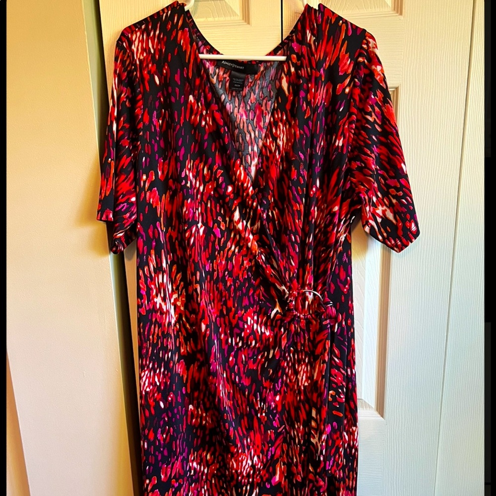 Flowy patterned dress